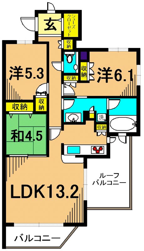 アルス品川ラ・パルフェ 310号室 間取り