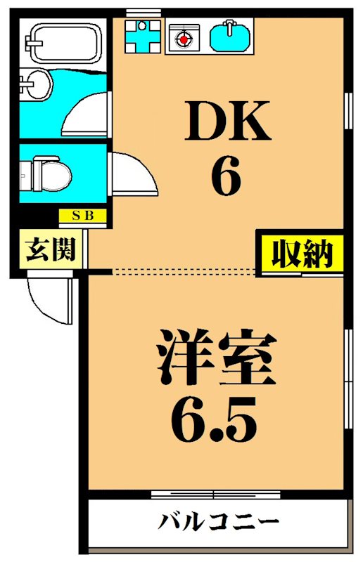 シルベール大井町２番館 1002号室 間取り