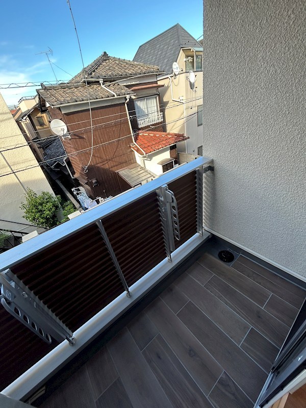 カスタリア旗の台 ベランダ
