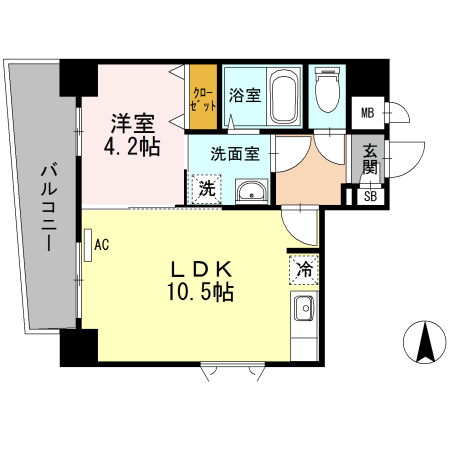 RISE UP 間取り図