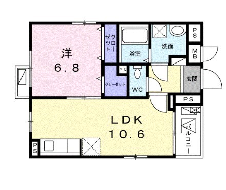 リズルーム(Riz　Room) 間取り図