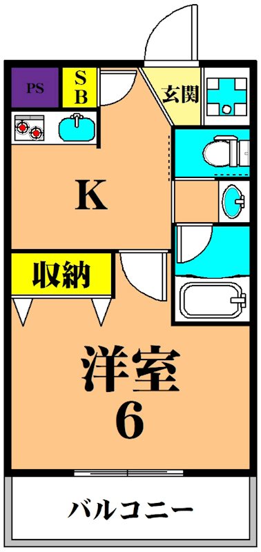 コモンサカイ 間取り図