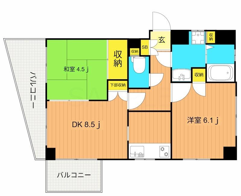 田中ビル 間取り図