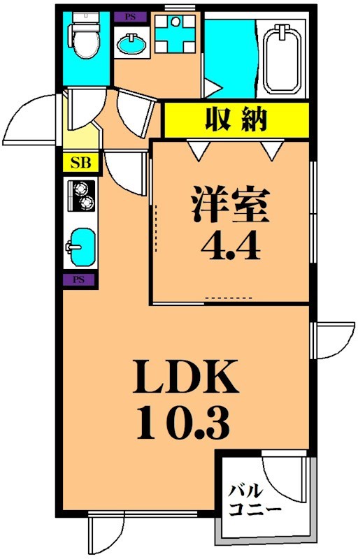 AQUA HOUSE 間取り図