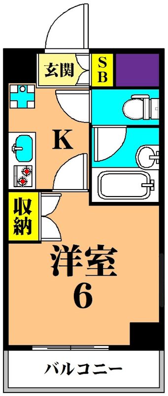 N-flats東大井 間取り図