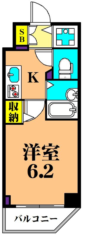 ガーラ大井町ゼームス坂上 間取り図