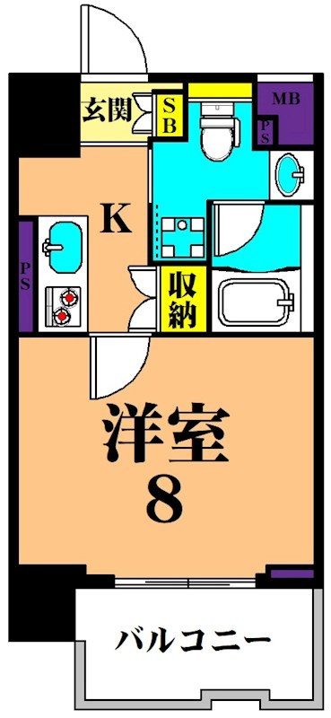 コスモグランス南品川  間取り図
