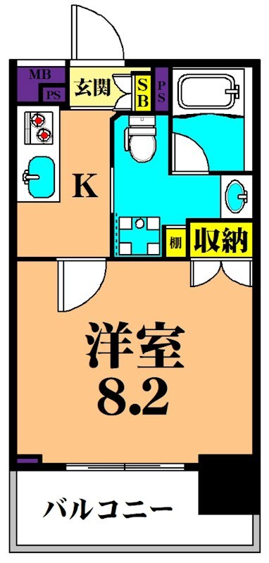 コスモグランス南品川  間取り図