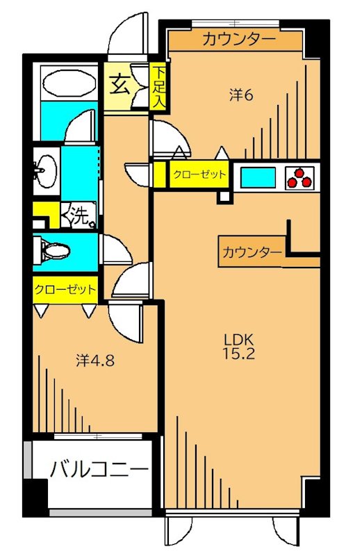 EXY久米川 間取り図
