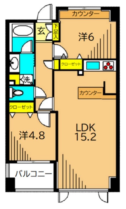 EXY久米川 間取り図