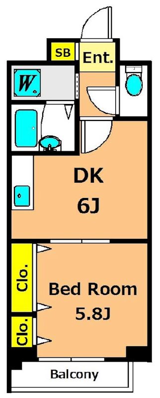 クレセール大井町  間取り図