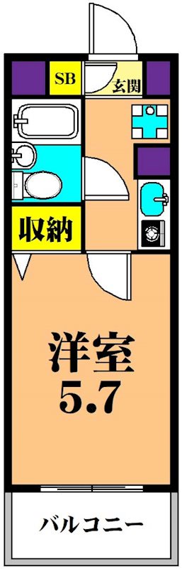 JLBグランエクリュ大井町Ⅲ 間取り図