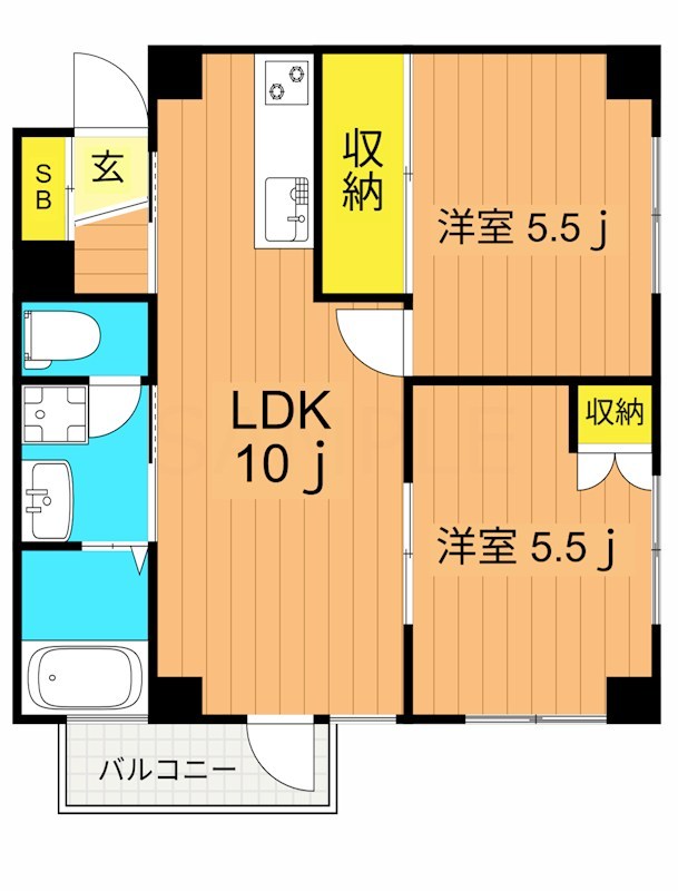 ステラK 間取り図