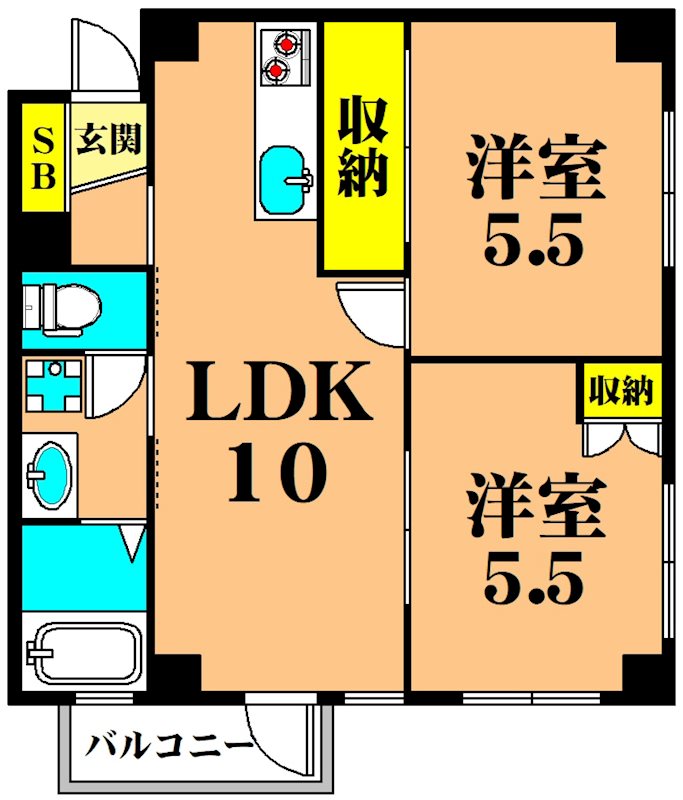 ステラK 間取り図
