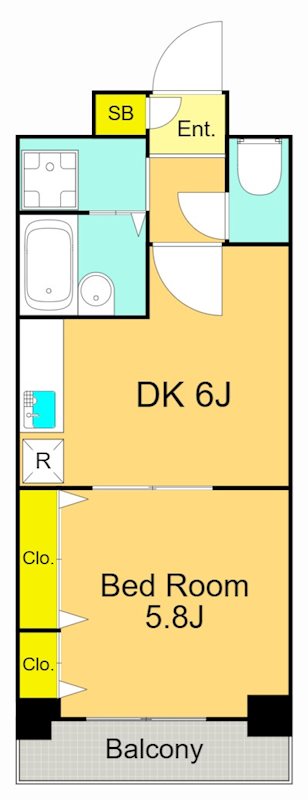 クレセール大井町  間取り図