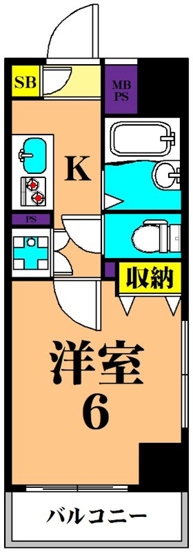 パークウェル大井町弐番館  間取り図