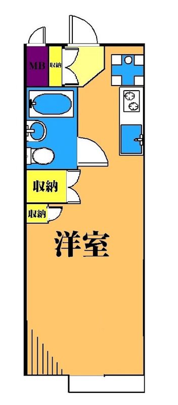 スペースT 105号室 間取り