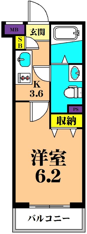 ユーレジデンス西大井 315号室 間取り