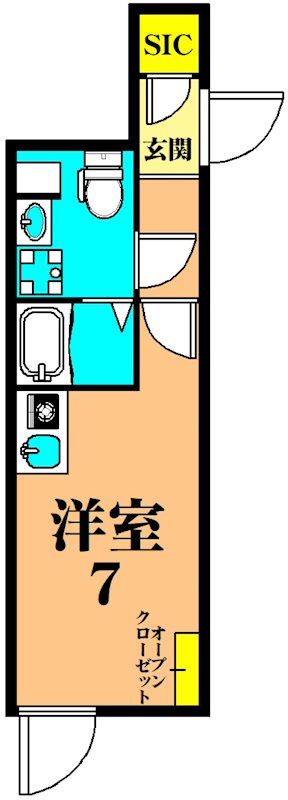 レピュア南大井レジデンス 間取り図