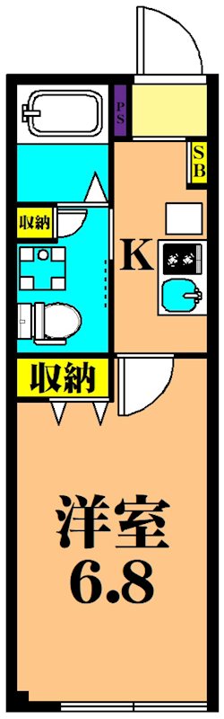 アヴァンタージュ大井町 102号室 間取り