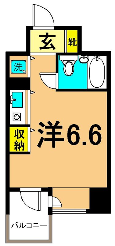 プライムアーバン大井町II 513号室 間取り