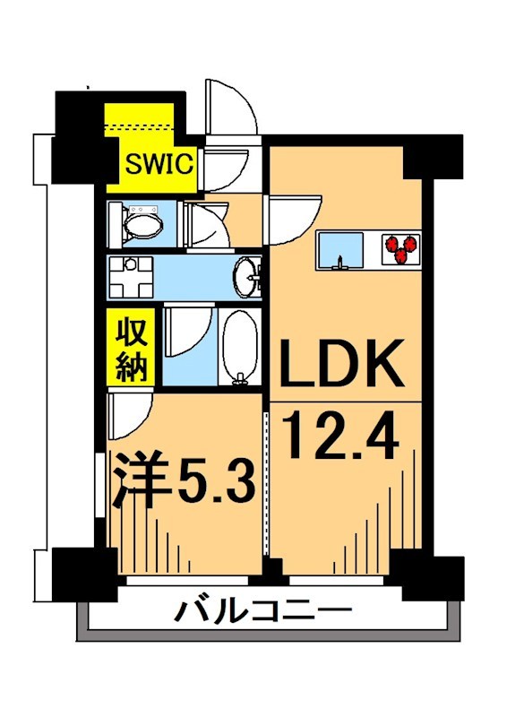 BluRock東品川 701号室 間取り