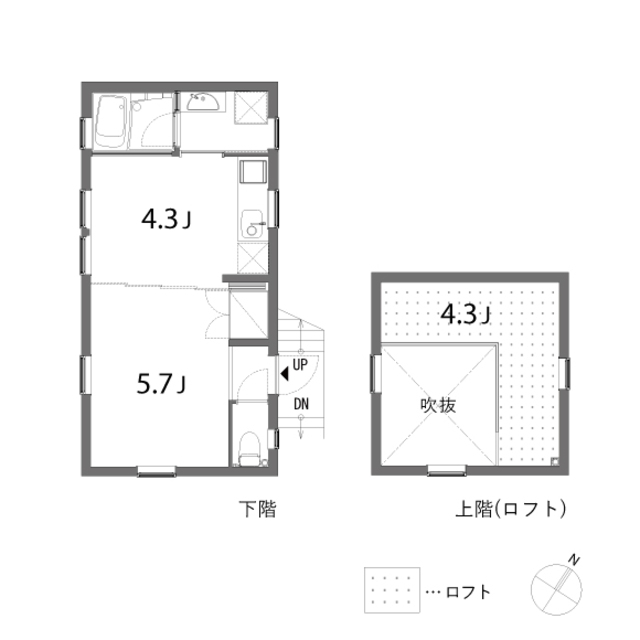 Lumiere 201号室 間取り