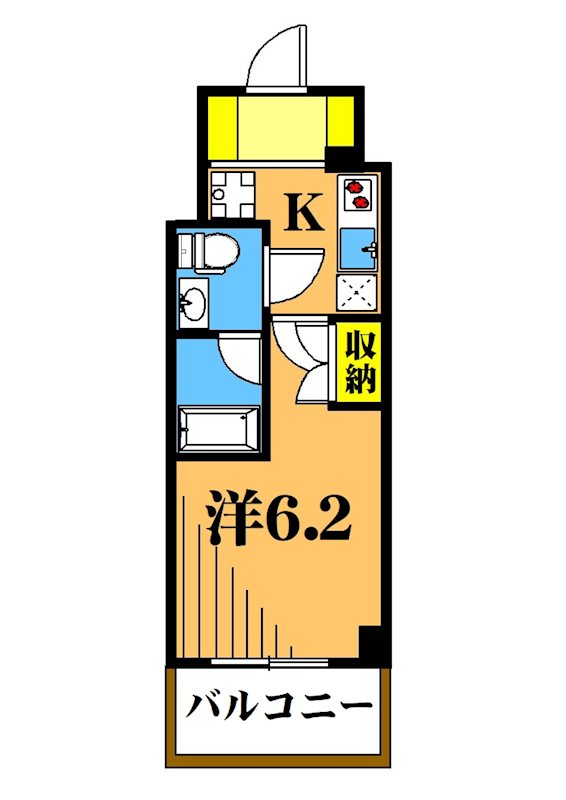 プライマル大森 203号室 間取り