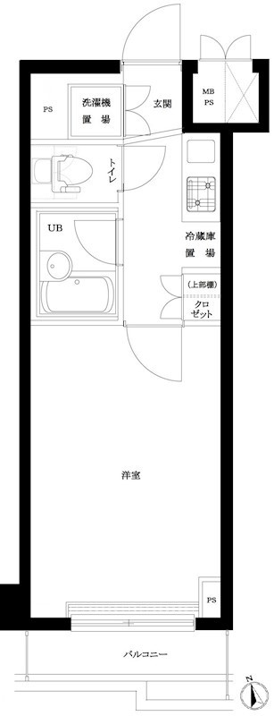 ルーブル大森八番館 202号室 間取り