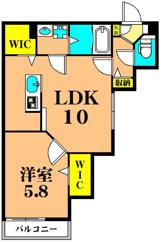 サンベルーガ大森 間取り図