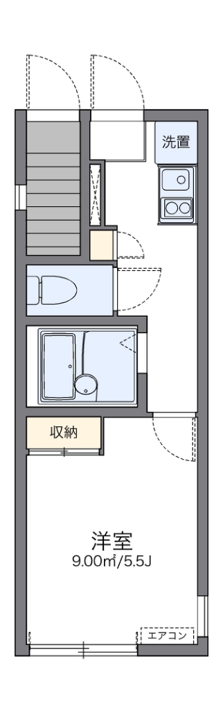 レオネクストリーブス武蔵小山 101号室 間取り