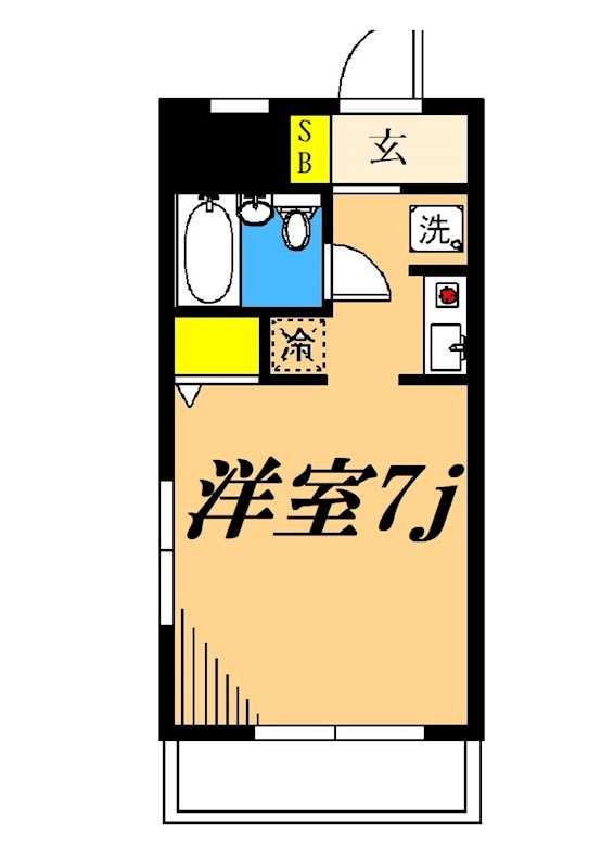 ソシアル甫坂 301号室 間取り