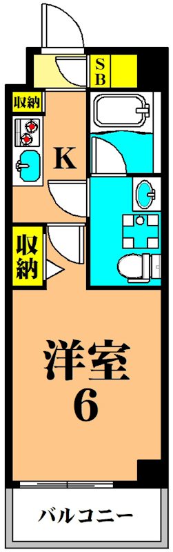 ザ・レジデンス・オブ・トーキョーＫＫ０６ 間取り図