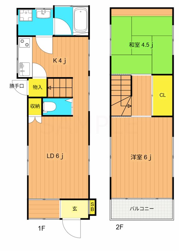 賃貸戸建 間取り