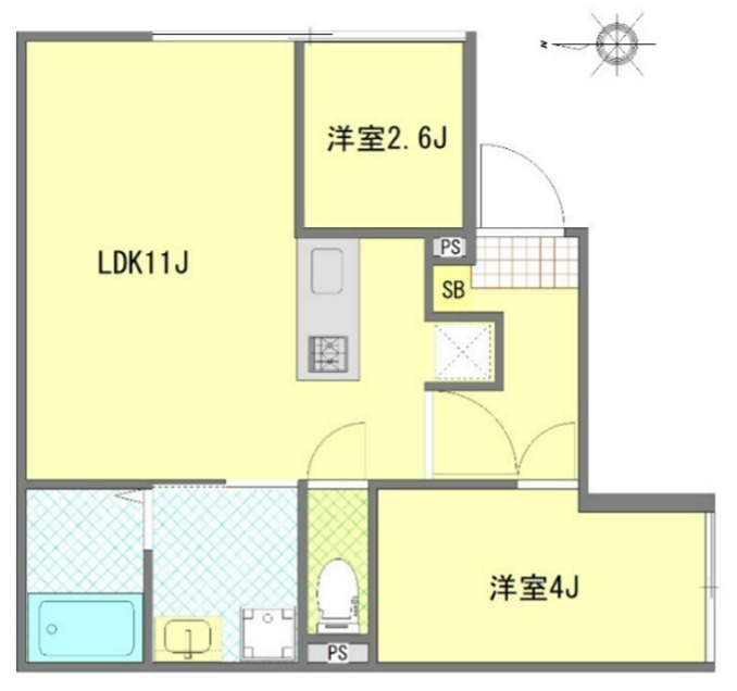 アピチェ大森 202号室 間取り
