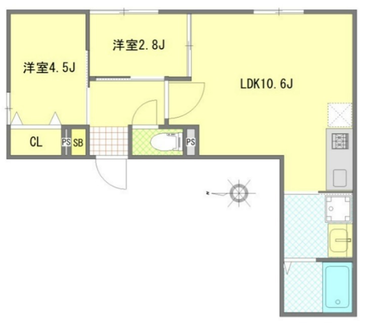 アピチェ大森 203号室 間取り