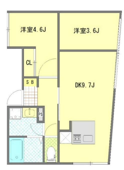 アピチェ大森 301号室 間取り