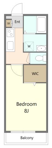 フォレストメゾン西小山 203号室 間取り