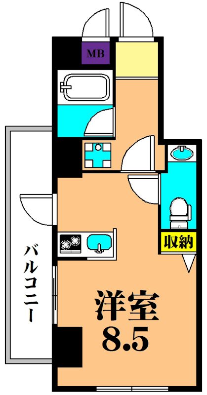 301号室 間取り