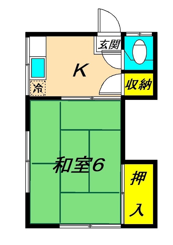 松月荘 間取り図