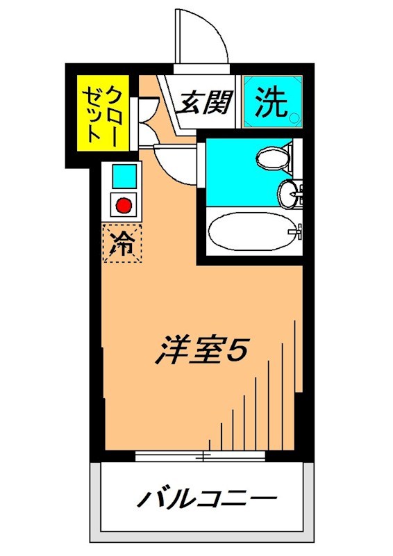 A.M Pan House 302号室 間取り