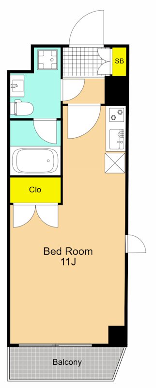 ミテッツァ大森Ⅱ 間取り図