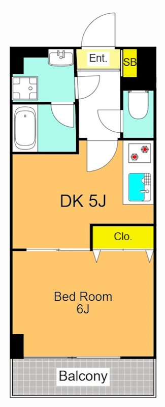 アミーゴ仲六郷 間取り図