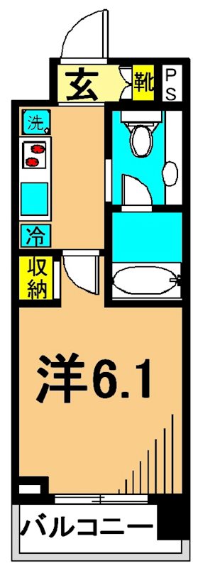 パークキューブ大井町 間取り図