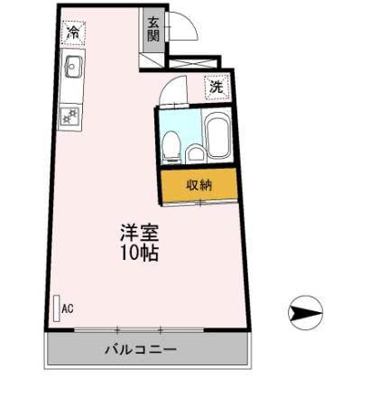 ネオコート久が原 302号室 間取り