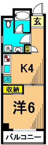 KS・flats 402号室 間取り