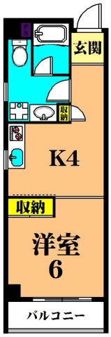 KS・flats 401号室 間取り