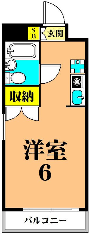 パークシティ戸越 310号室 間取り