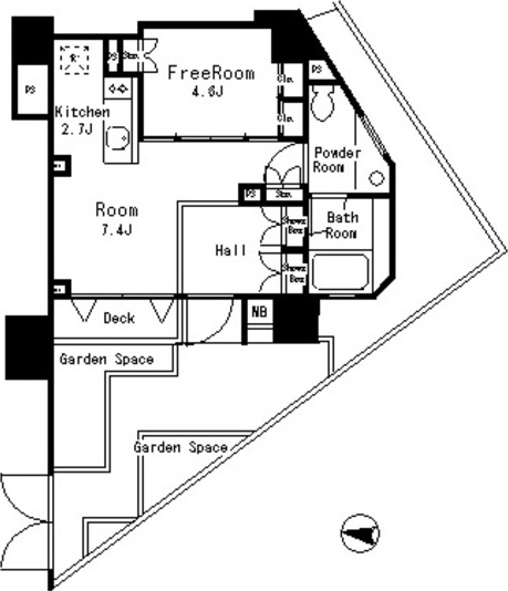 ＭＦＰＲコート目黒南 間取り図