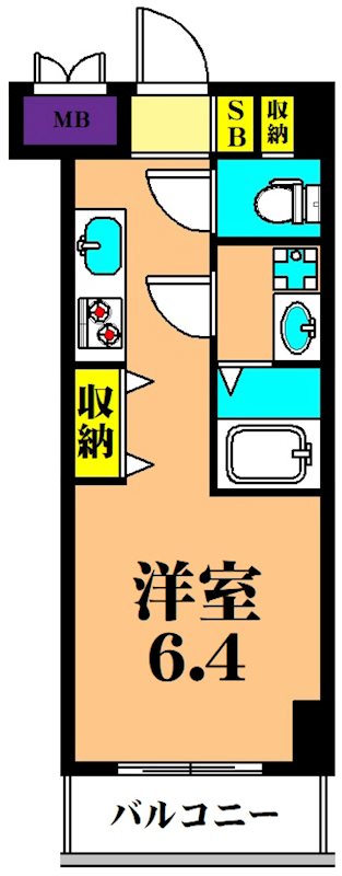 プライマル品川西大井 間取り図